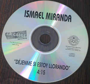 Déjenme Si Estoy Llorando (CD, Single, Promo) portada de album