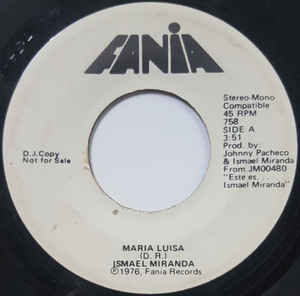 Maria Luisa / Cipriano Armenteros (Vinyl, 7