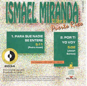 Para Que Nadie Se Entere / Por Ti Yo Voy (CD, Single, Promo) portada de album
