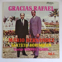 Mario Hernandez Sexteto Borinquen Gracias Rafael BORICUA LP ...